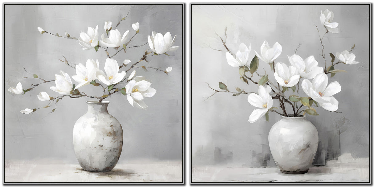 Silent Magnolias Framed Art- Pickup Only