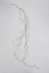 86" Champagne Metallic Twig Garland