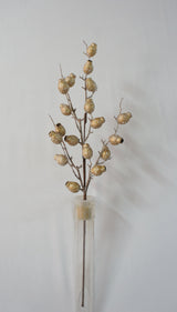 Antique Gold Metallic Berry Spray