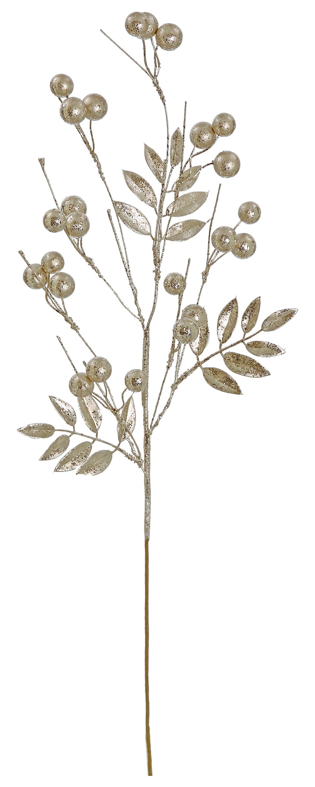 Champagne Berry & Leaf Branch
