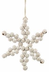 Wood Bead Star Ornament