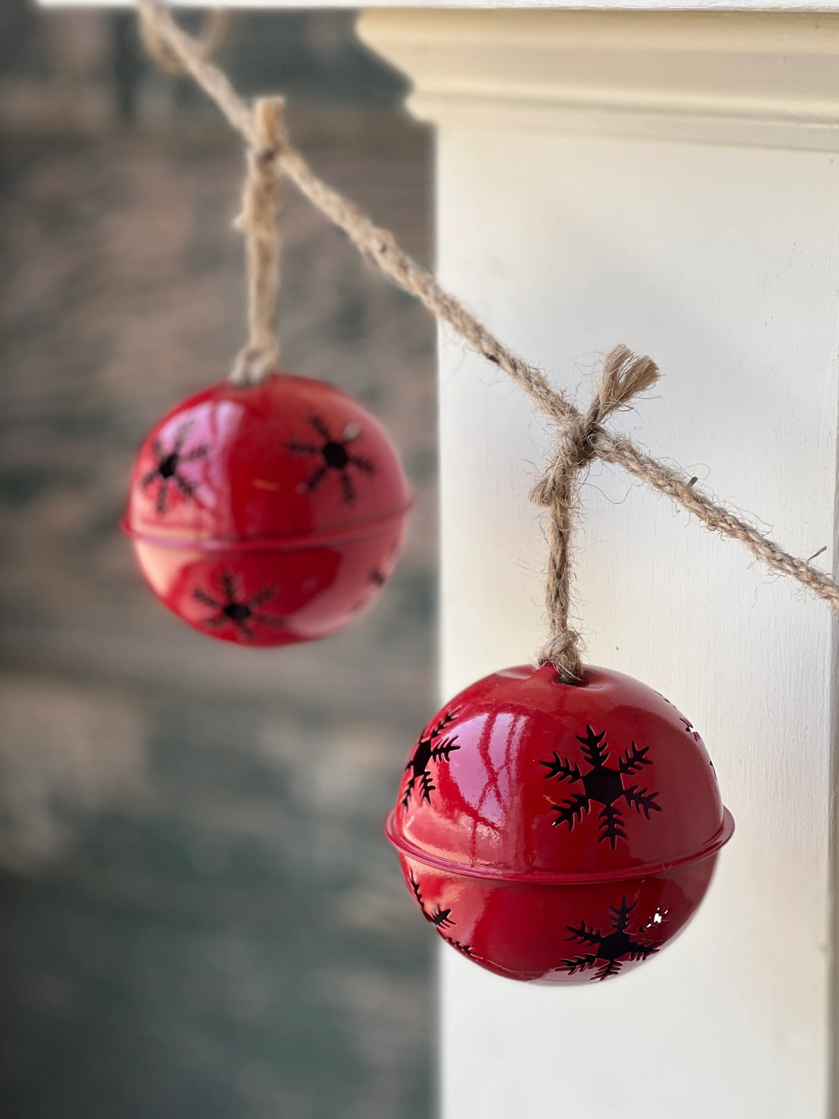 Red Jubilant Jingle Bell Garland