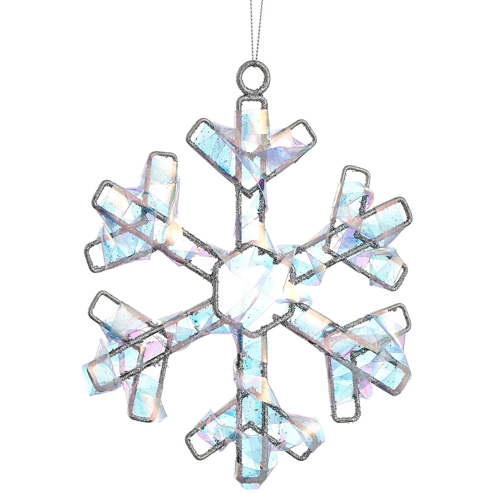 Opal Weave Snowflake Ornament