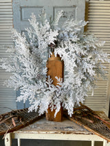 Snowy Hemingway Fir Wreath