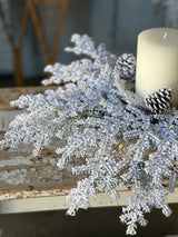 Snowy Hemingway Fir Candle Ring