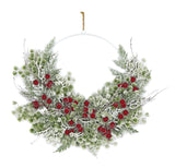 24" Pine & Crater Berry Wreath