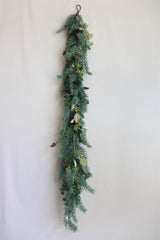 62" White Sugar Spruce Garland