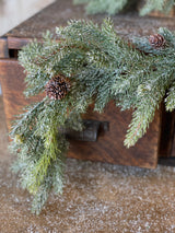 6' Frosted White Spruce Garland