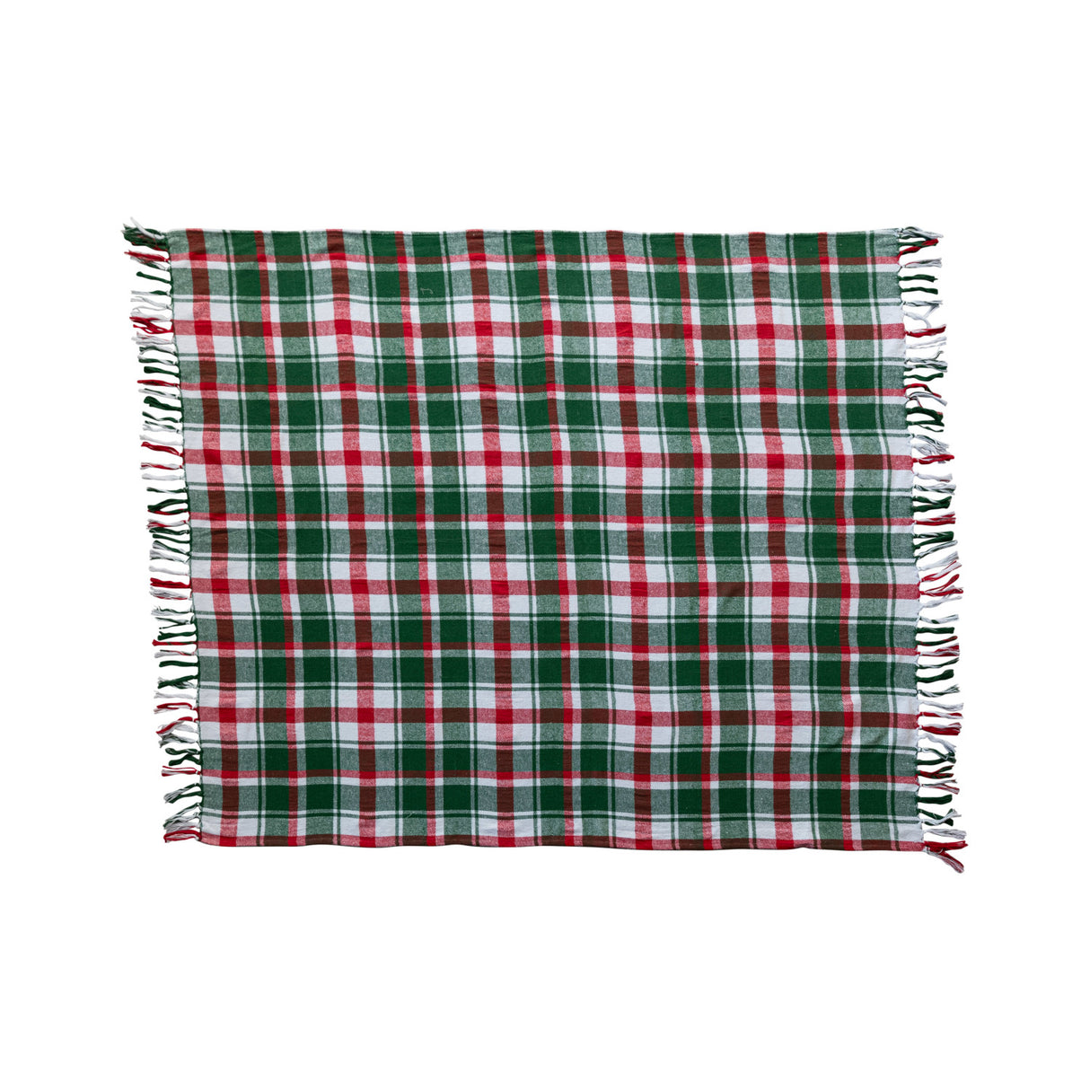 Holiday Brushed Cotton Flannel Throw