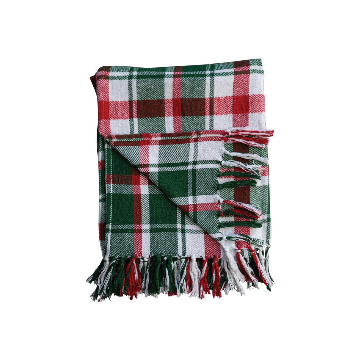 Holiday Brushed Cotton Flannel Throw