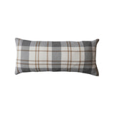 36" Brushed Cotton Flannel Lumbar Pillow