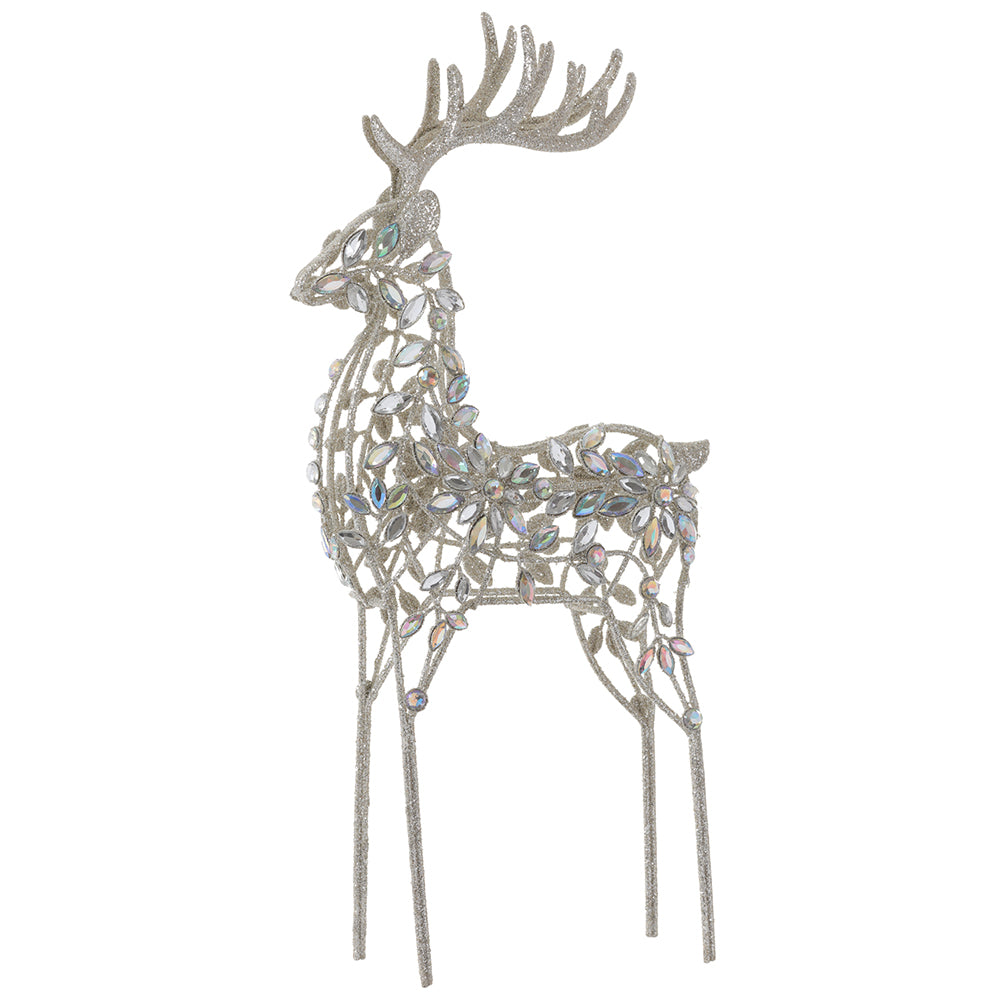 Wire Rhinestone Reindeer