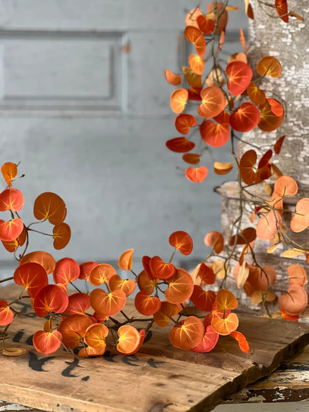 6' Setting Sun Leaves Garland