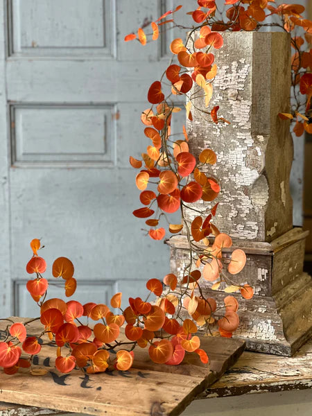 6' Setting Sun Leaves Garland