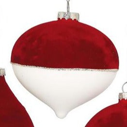 Flocked & Matte Ornament - 3 Styles