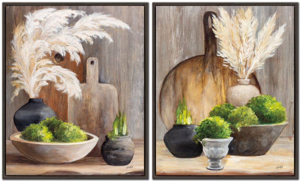 Framed Pampas Grass Art- Pickup Only