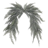 5' Frosted Cedar Mantel Swag