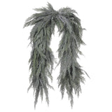 8' Frosted Cedar Swag Garland