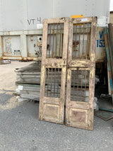 Vintage Iron Bar Door Panels