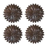 6.5" Stoneware Flower Shaped Plate