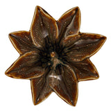Small Stoneware Flower Shaped Plate