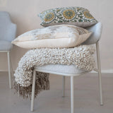 Woven New Zealand Wool Blend Shag Throw