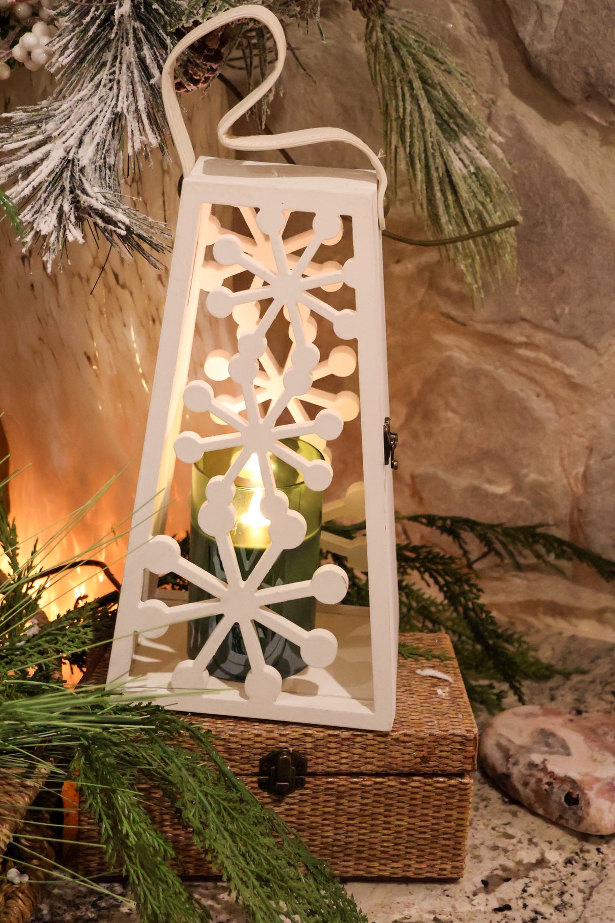 Snowflake Punch Detail Lantern -3 Sizes