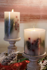 White Wax Berry & Pine Candle -3 Sizes