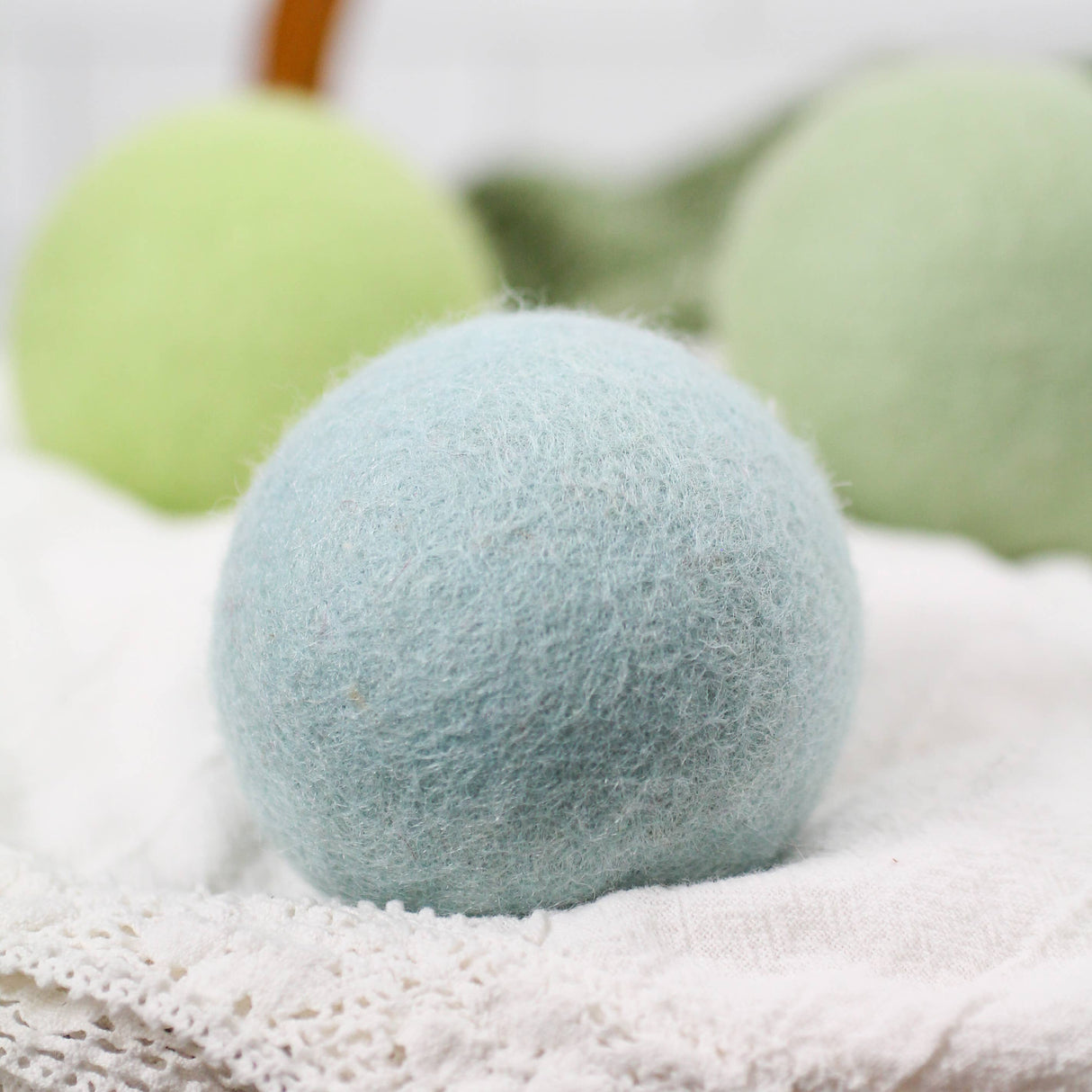 Jade Ombre Trio Eco Wool Dryer Ball Set