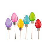 Merry & Bright Bulb Stake Minis - 6 Colors