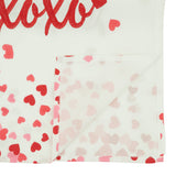 Embroidered XOXO Table Runner