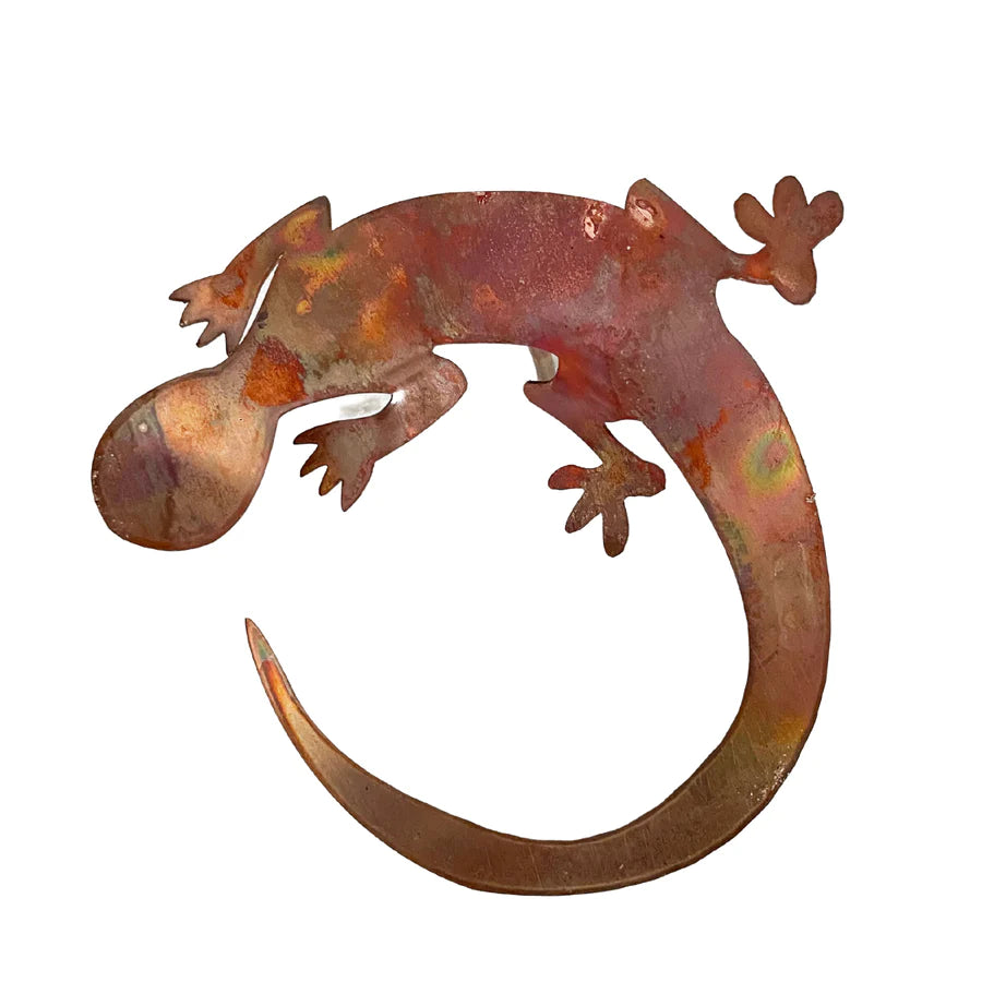 Natural Copper Gecko
