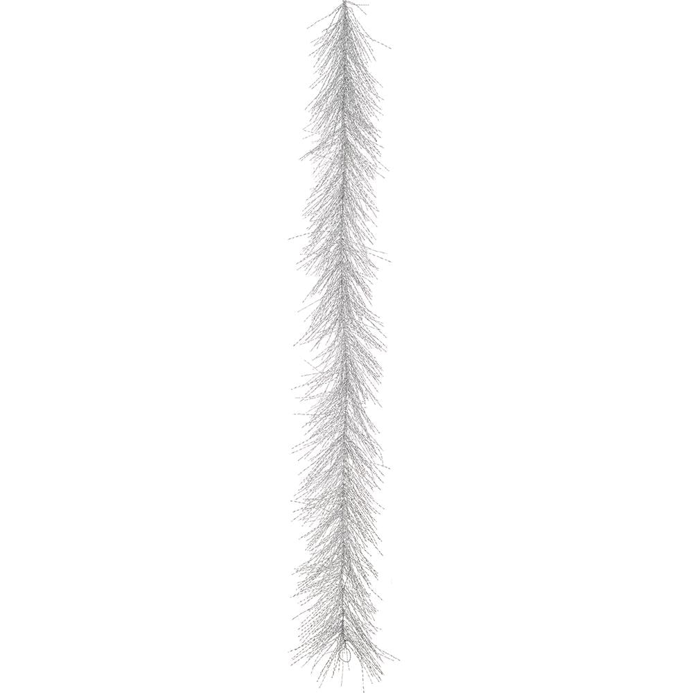 6' Silver Tinsel Garland