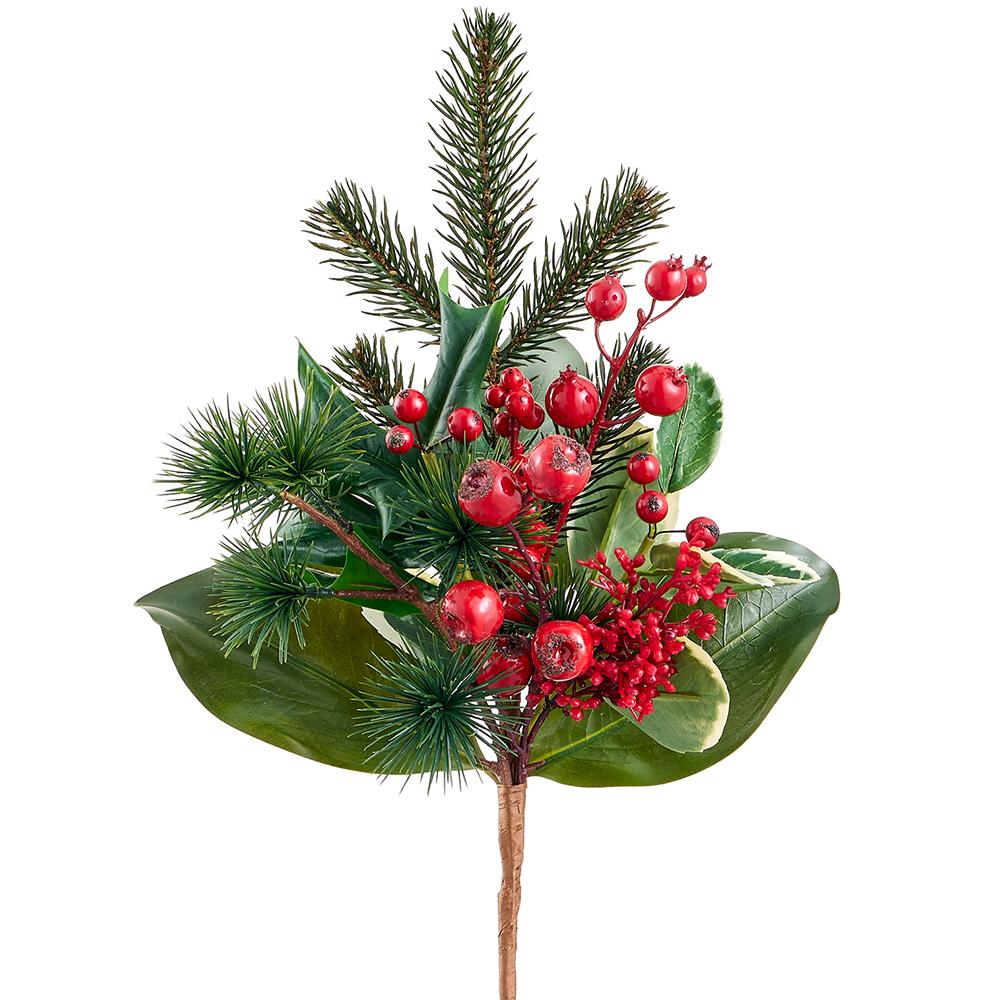 Holly Berry Pine Mixed Spray