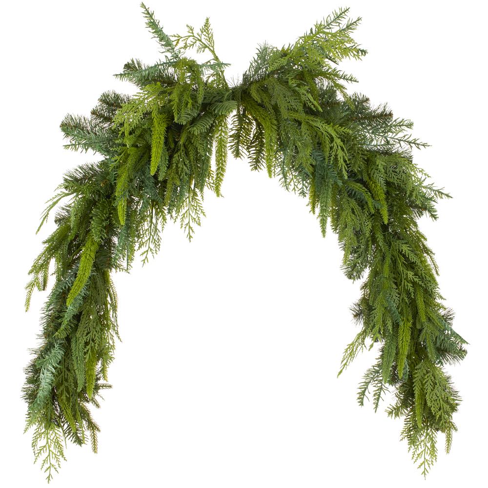 5' Real Touch Mixed Cedar Pine Swag