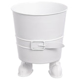Jolly Metal Santa Pants Planter