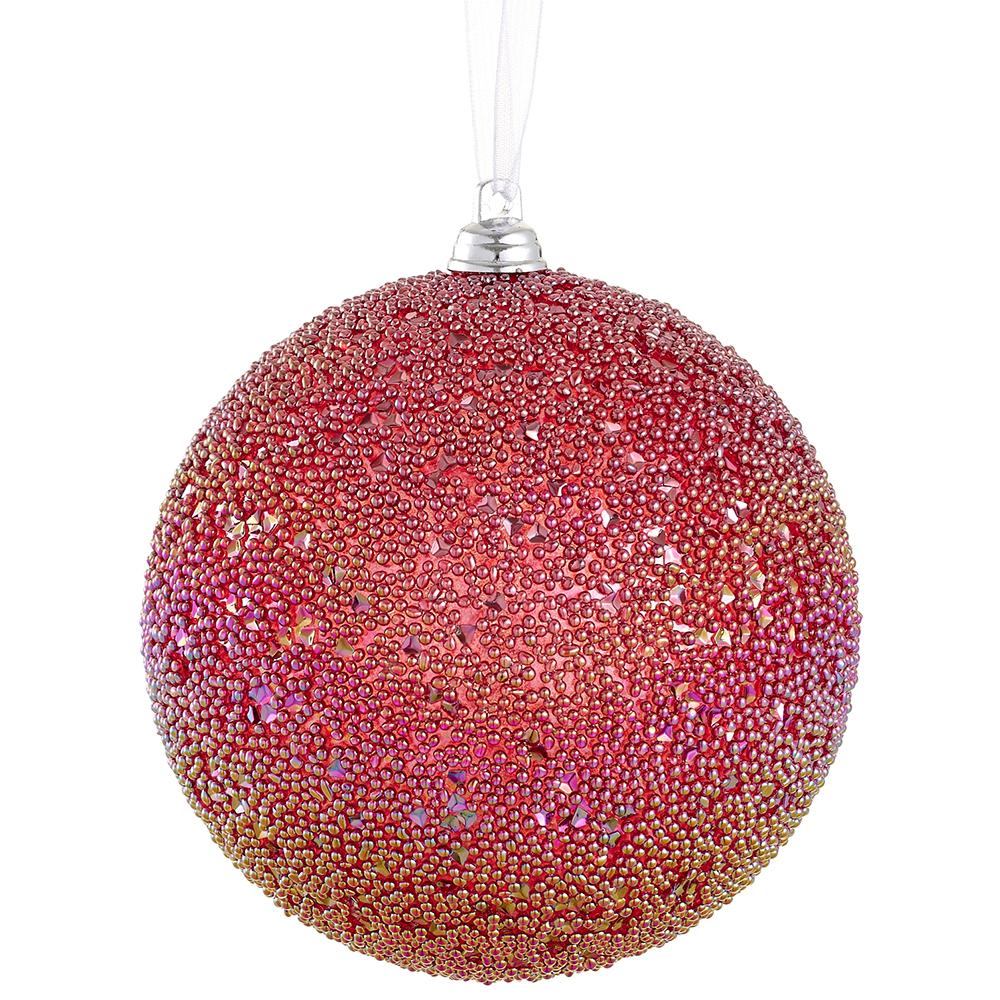 Shatterproof Rose Pink Ornament