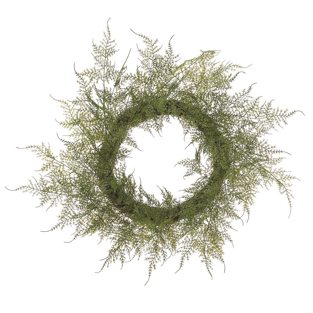 Green Lace Fern Wreath