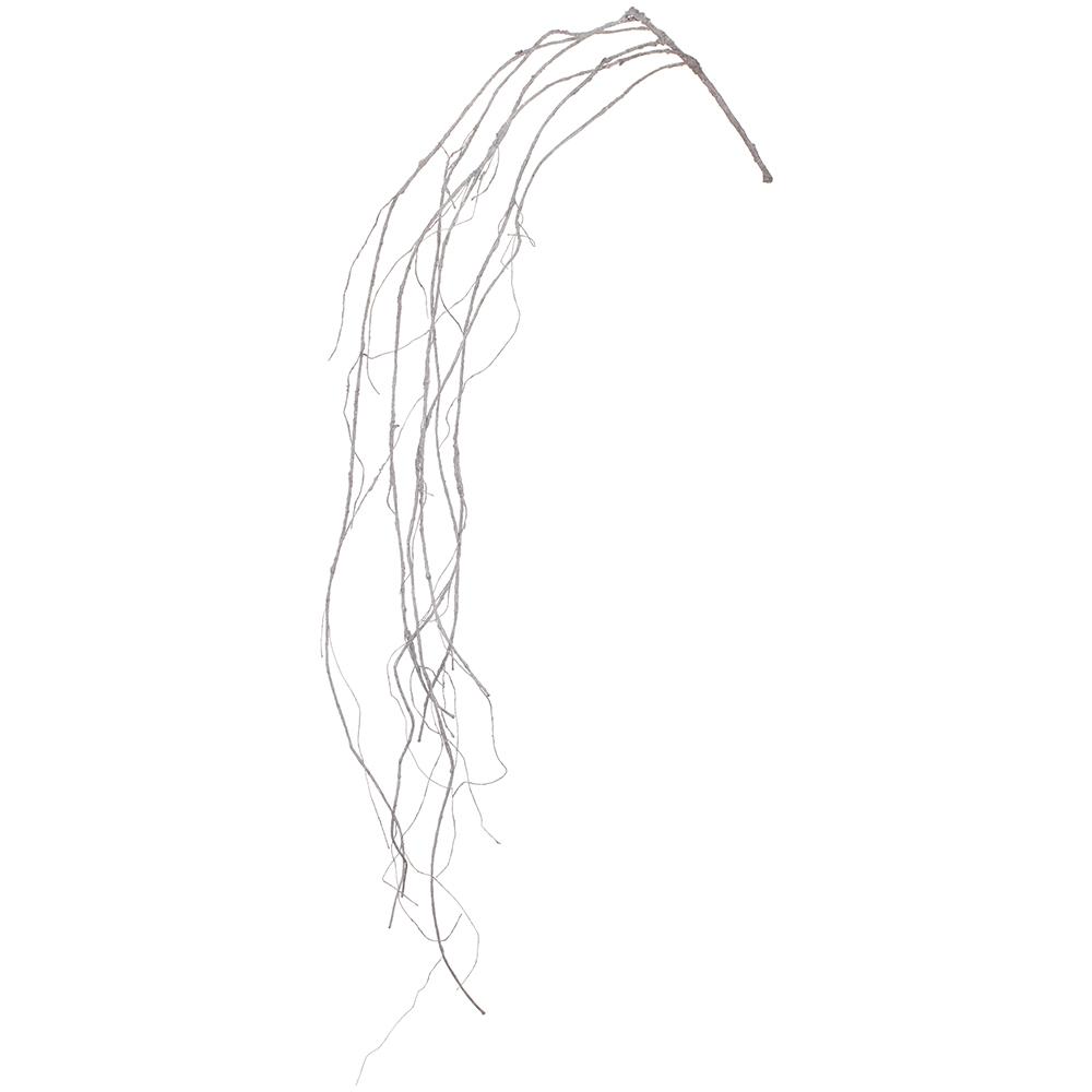 54" Glitter Twig Hanging Spray