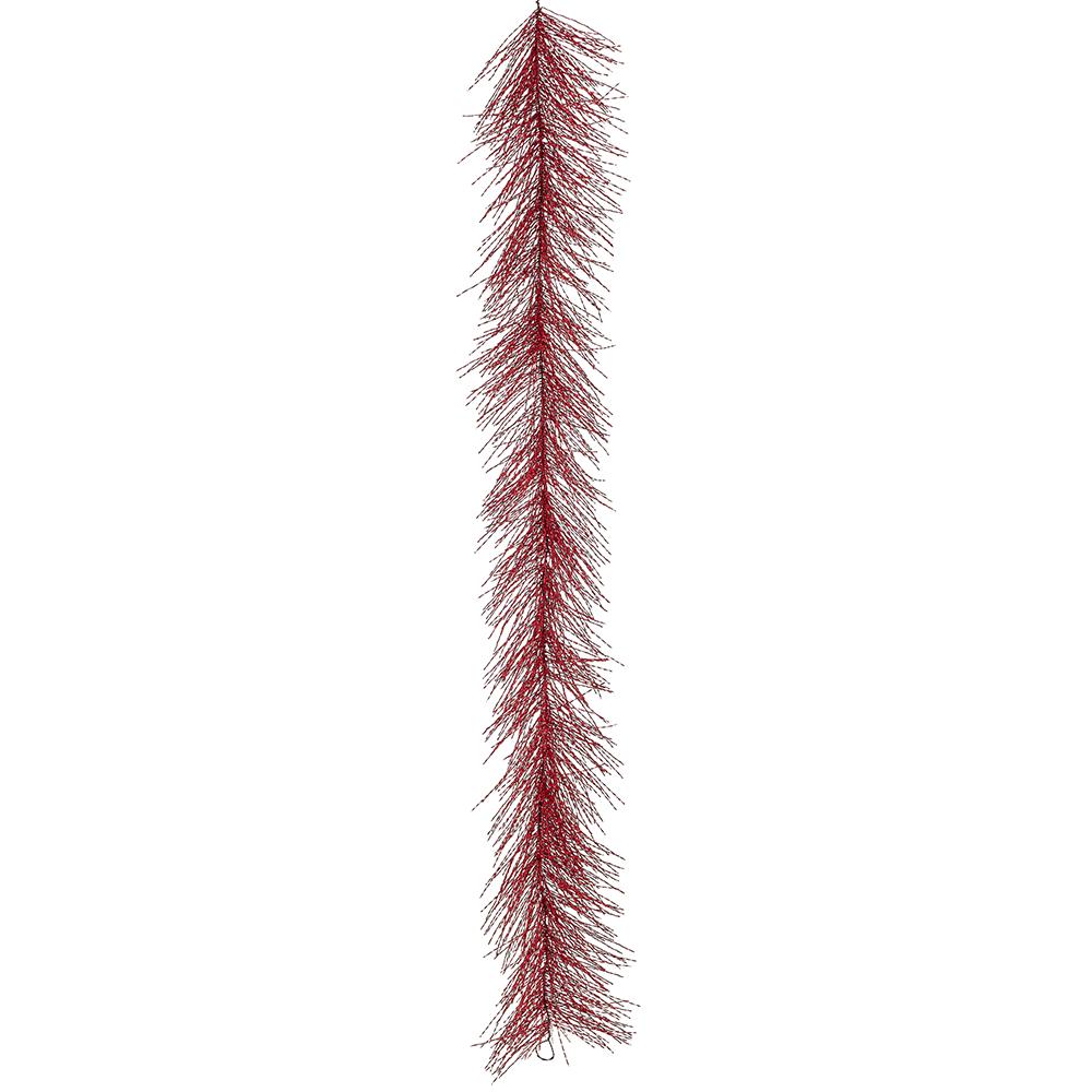 6' Red Tinsel Garland