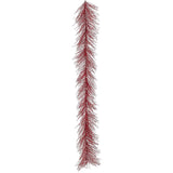 6' Red Tinsel Garland