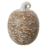 8" Resin Carved Pumpkin