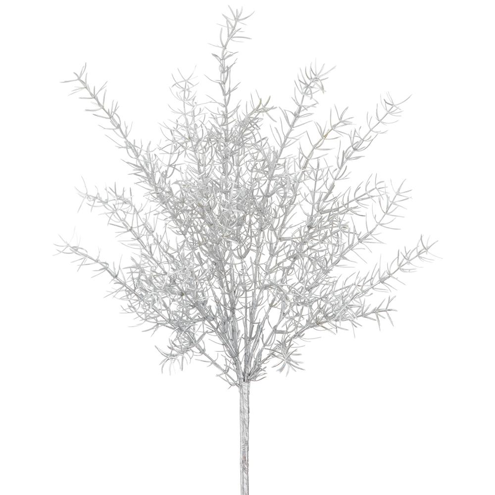 Silver Metallic Grass Bush