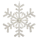 Rhinestone Snowflake Ornament