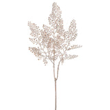 Soft Champagne Sequin Bendy Fern Spray