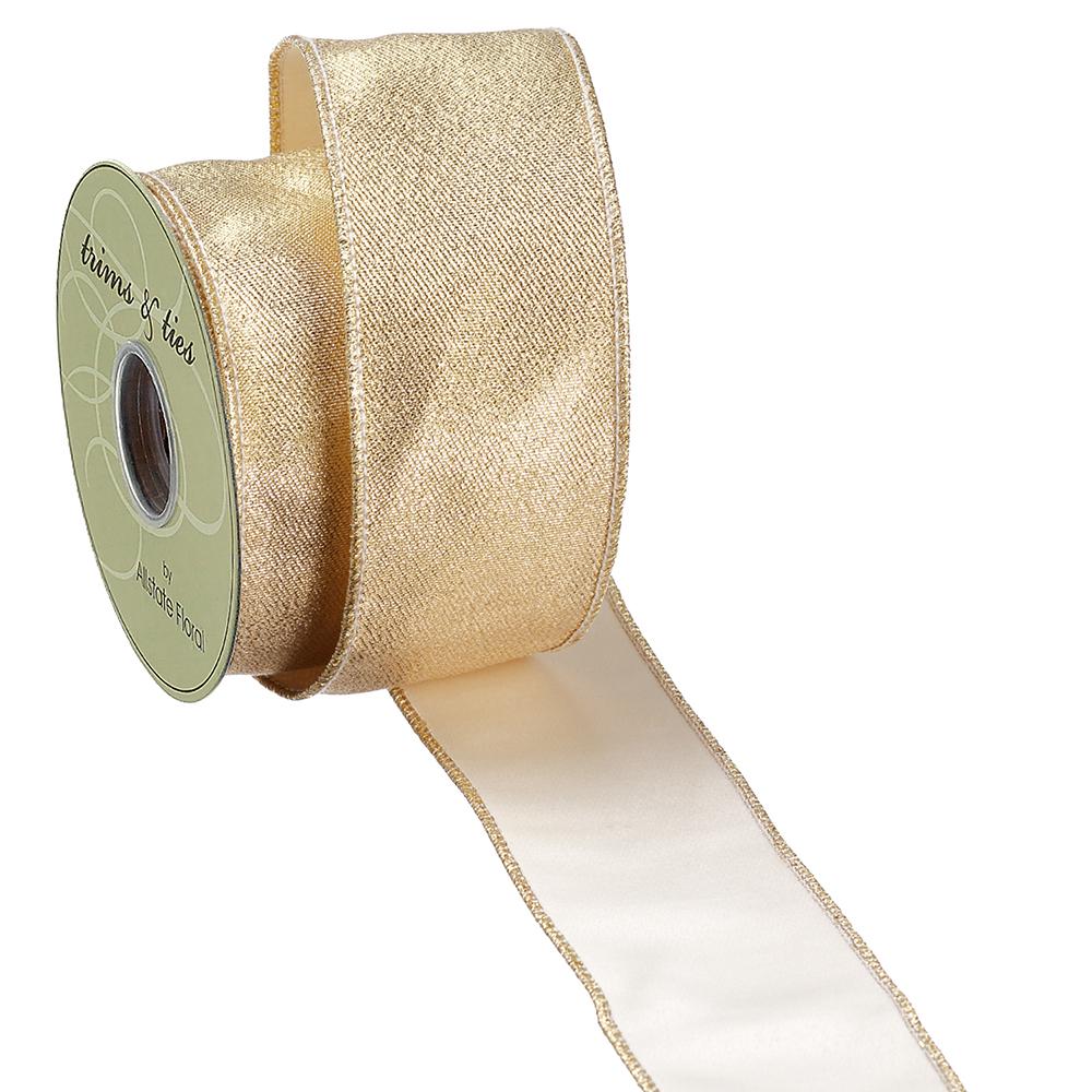 Gold Metallic Ribbon Bolt