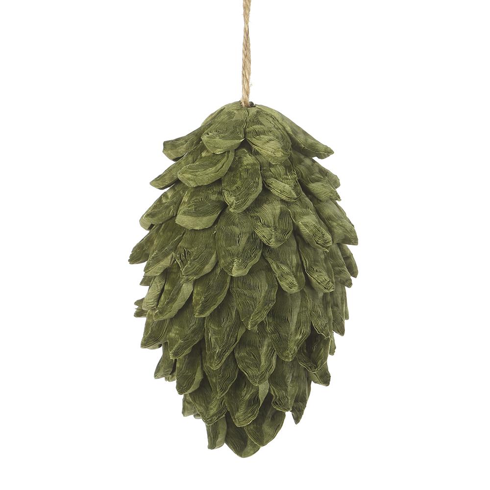 Green Paper Finial Ornament