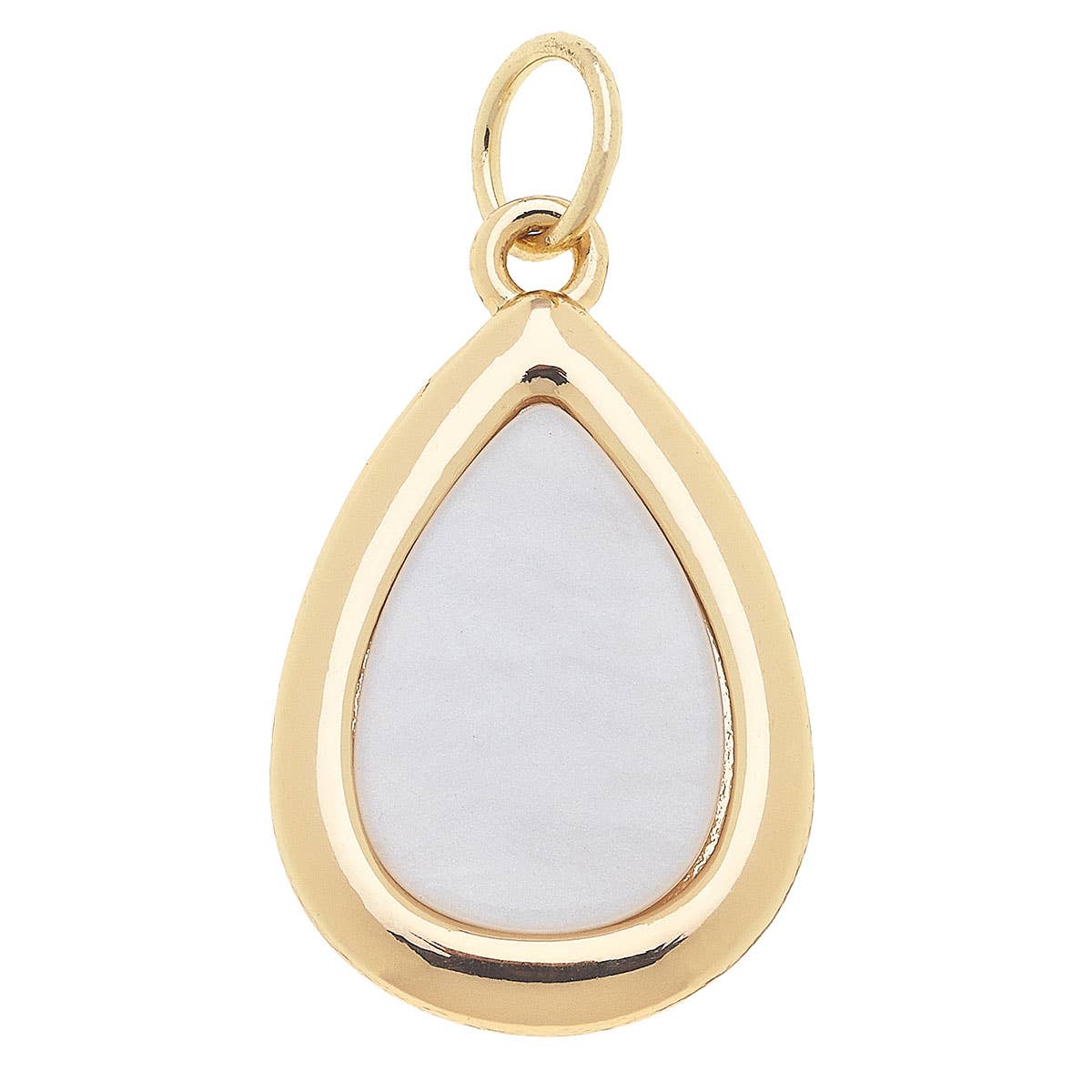 Outline Charm in Mother of Pearl: Clover