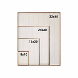 Four Neutral Filled Stockings Wood Art
