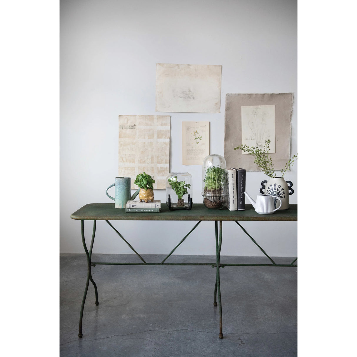 MDF and Canvas Book Storage Boxes, Set of 2